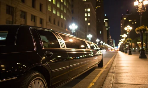 Night on the town limo service